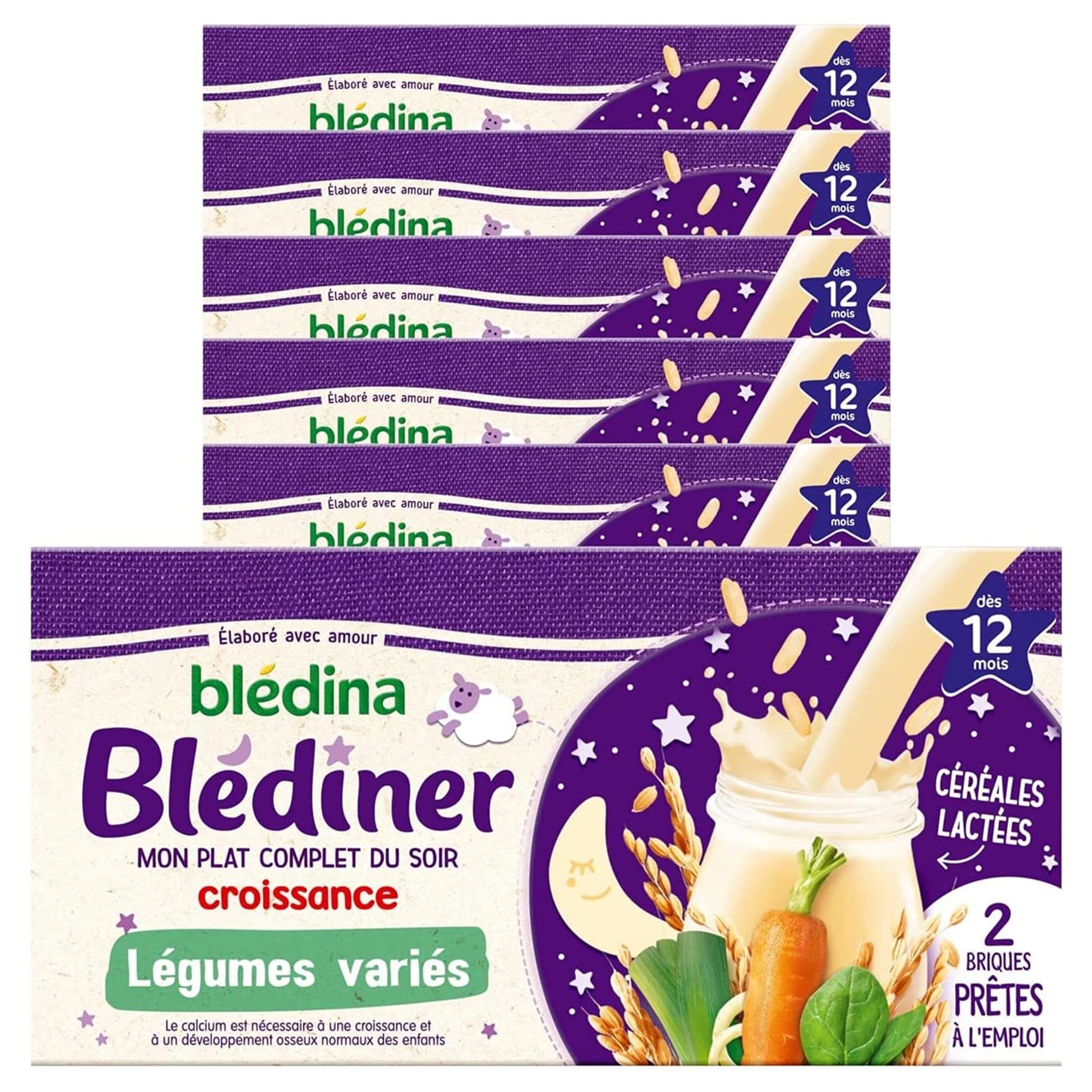 bl-dina-bl-d-ner-croissance-c-r-ales-carottes-petits-pois-d-s-12-mois-12-briques image 6