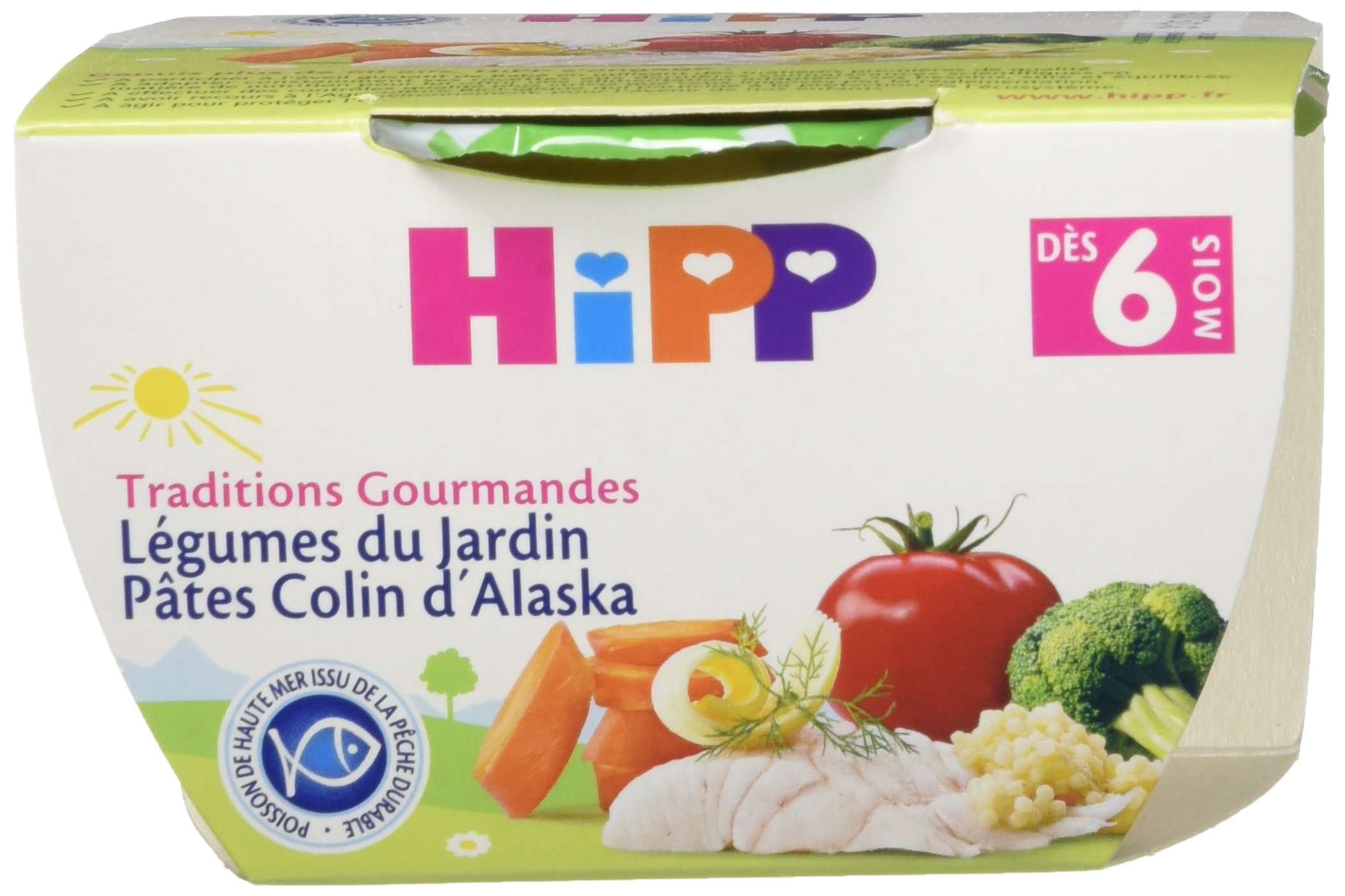 hipp-mon-d-ner-bonne-nuit-risotto-de-l-gumes-bio-d-s-8-mois-lot-de-12-pots-de-19 image 8