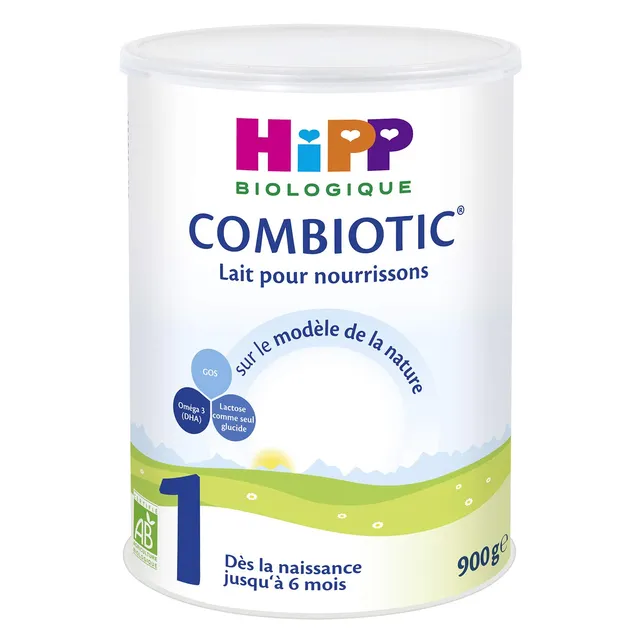hipp-biologique-lait-1-combiotic-pour-nourrisson-0-6-mois-6-bo-tes-de-900-g image 1