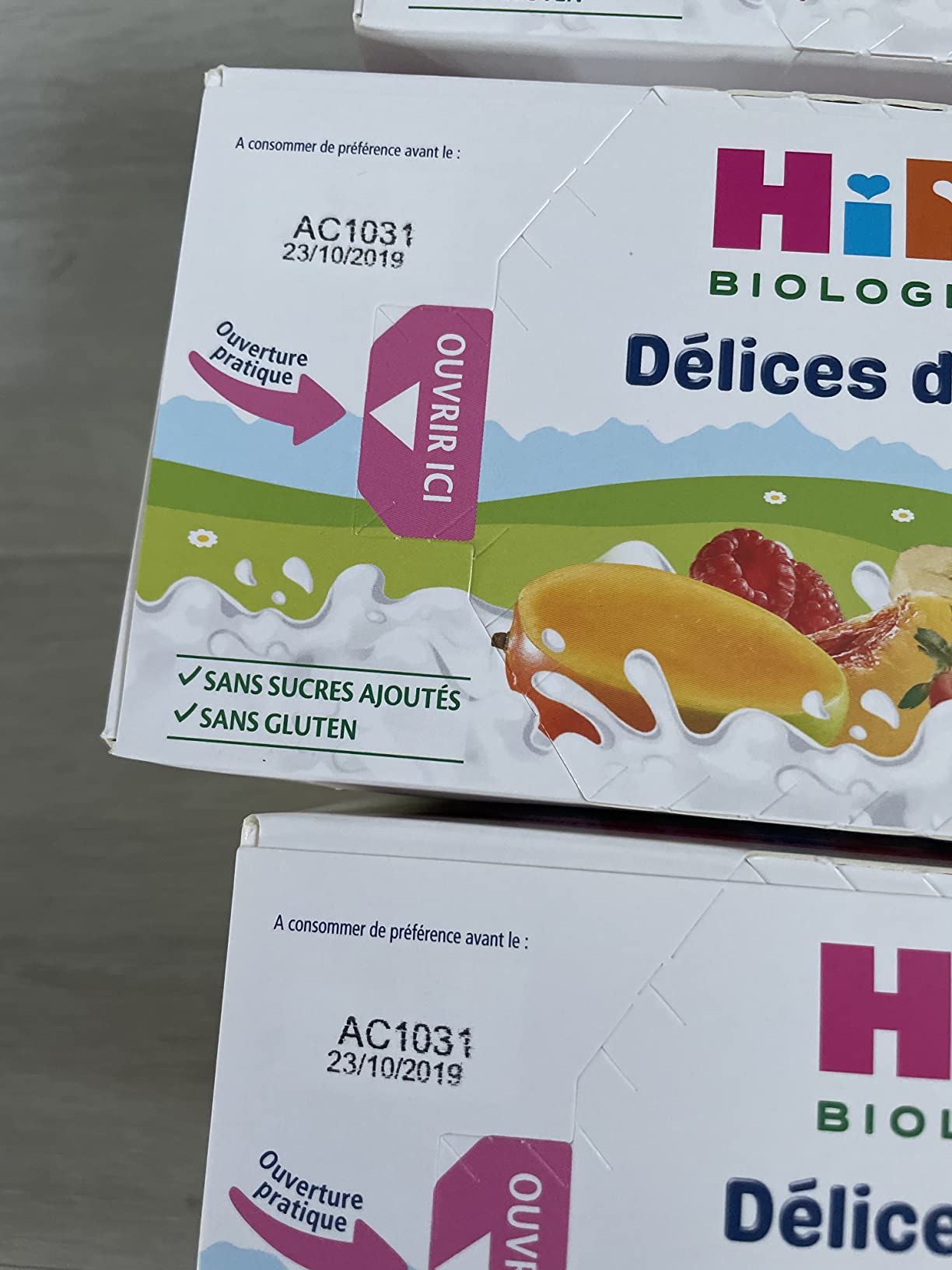 Un seul des deux goûts accepté