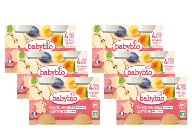 babybio-pots-mirabelle-de-meurthe-et-moselle-pomme-de-nouvelle-aquitaine-260-g-l image 1