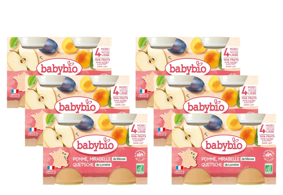 babybio-pots-mirabelle-de-meurthe-et-moselle-pomme-de-nouvelle-aquitaine-260-g-l image 1