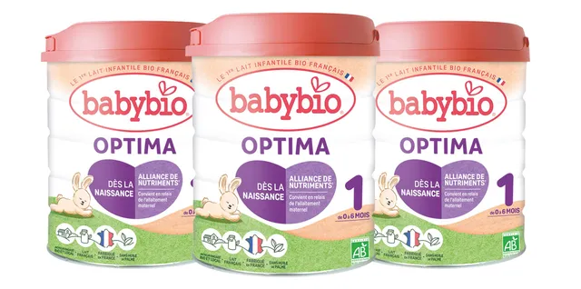 babybio-optima-1er-ge-lait-infantile-bio-de-0-6-mois-sans-huile-de-palme-3-x-800 image 1