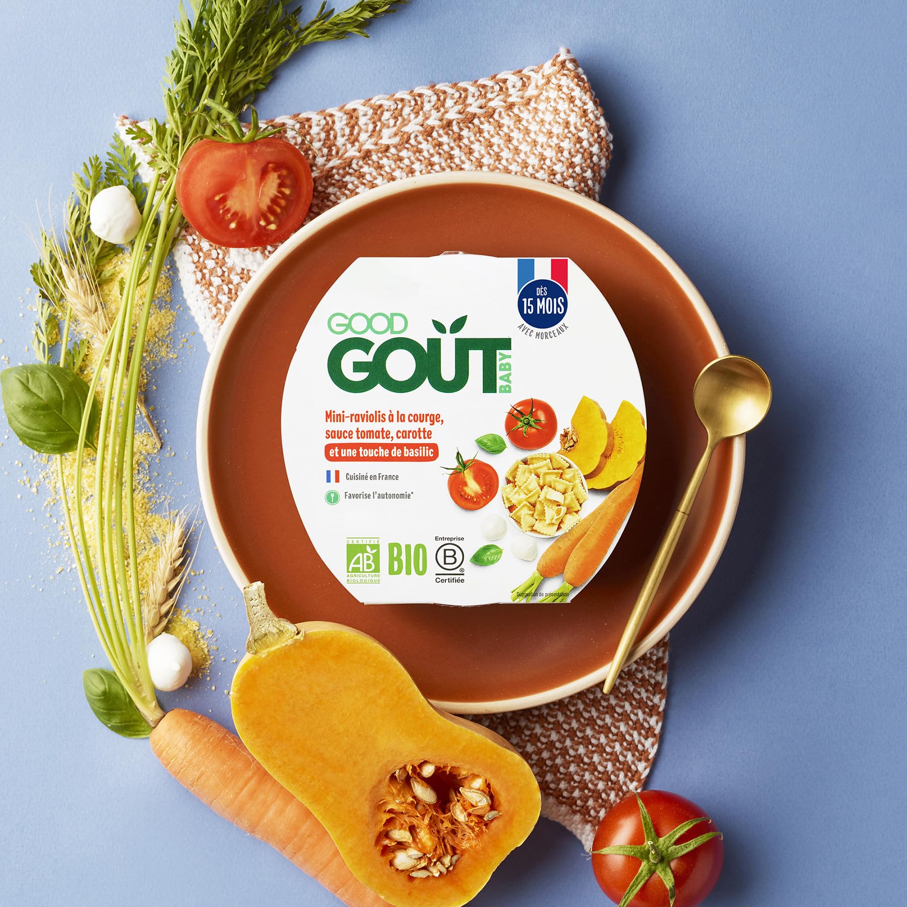 good-go-t-mini-raviolis-courge-sauce-tomate-et-carottes-bio-d-s-15-mois-190g image 2