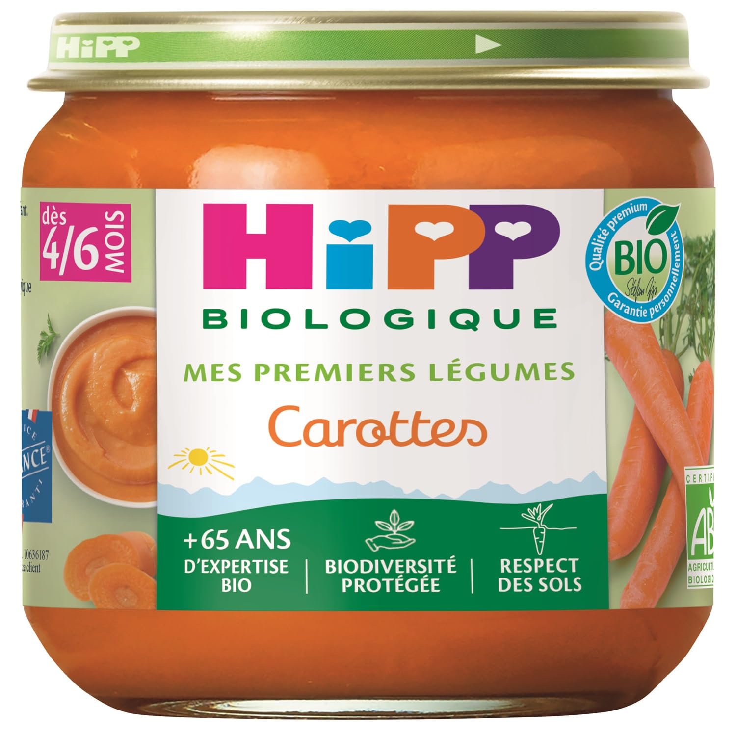 hipp-mes-1ers-carottes-pot-125g-lot-de-6-bio image 4