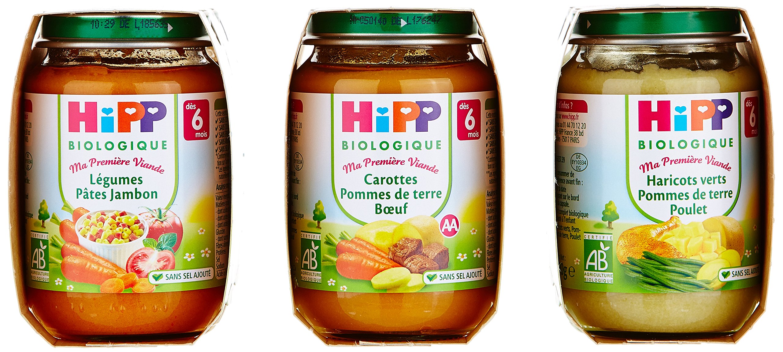 hipp-ma-premi-re-viande-l-gumes-bio-d-s-6-mois-12-pots-de-190-g-3-recettes image 4