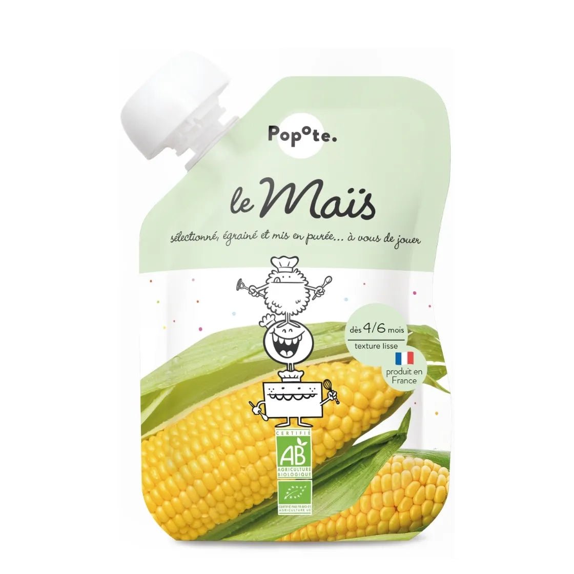 popote-le-ma-s-pur-e-de-ma-s-bio-sans-gluten-pour-b-b-d-s-4-6-mois image 1