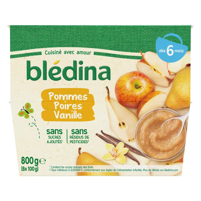 bl-dina-coupelles-pommes-poires-vanille-d-s-6-mois-8-coupelles image 1
