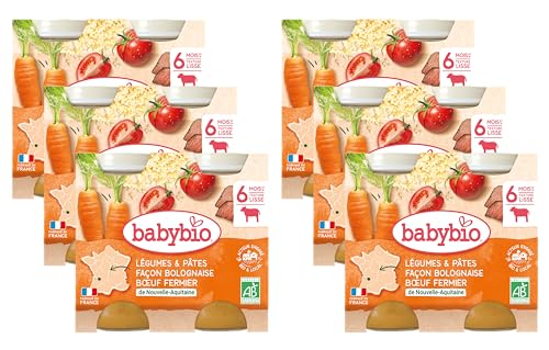 babybio-petits-pots-l-gumes-p-tes-fa-on-bolognaise-b-uf-d-s-6-mois-bio-2-x-200-g image 4