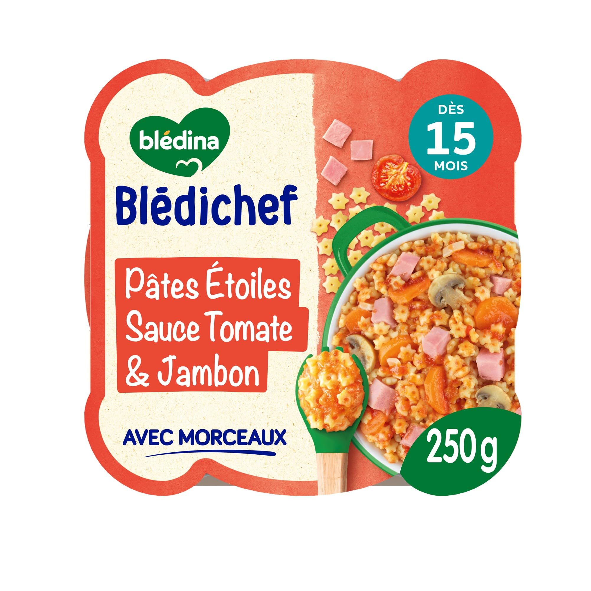 bl-dina-bl-dichef-repas-b-b-p-tes-toiles-sauce-tomate-jambon-250g-d-s-15-mois-lo image 2