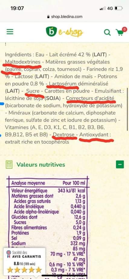 Le dîner préféré de bébé