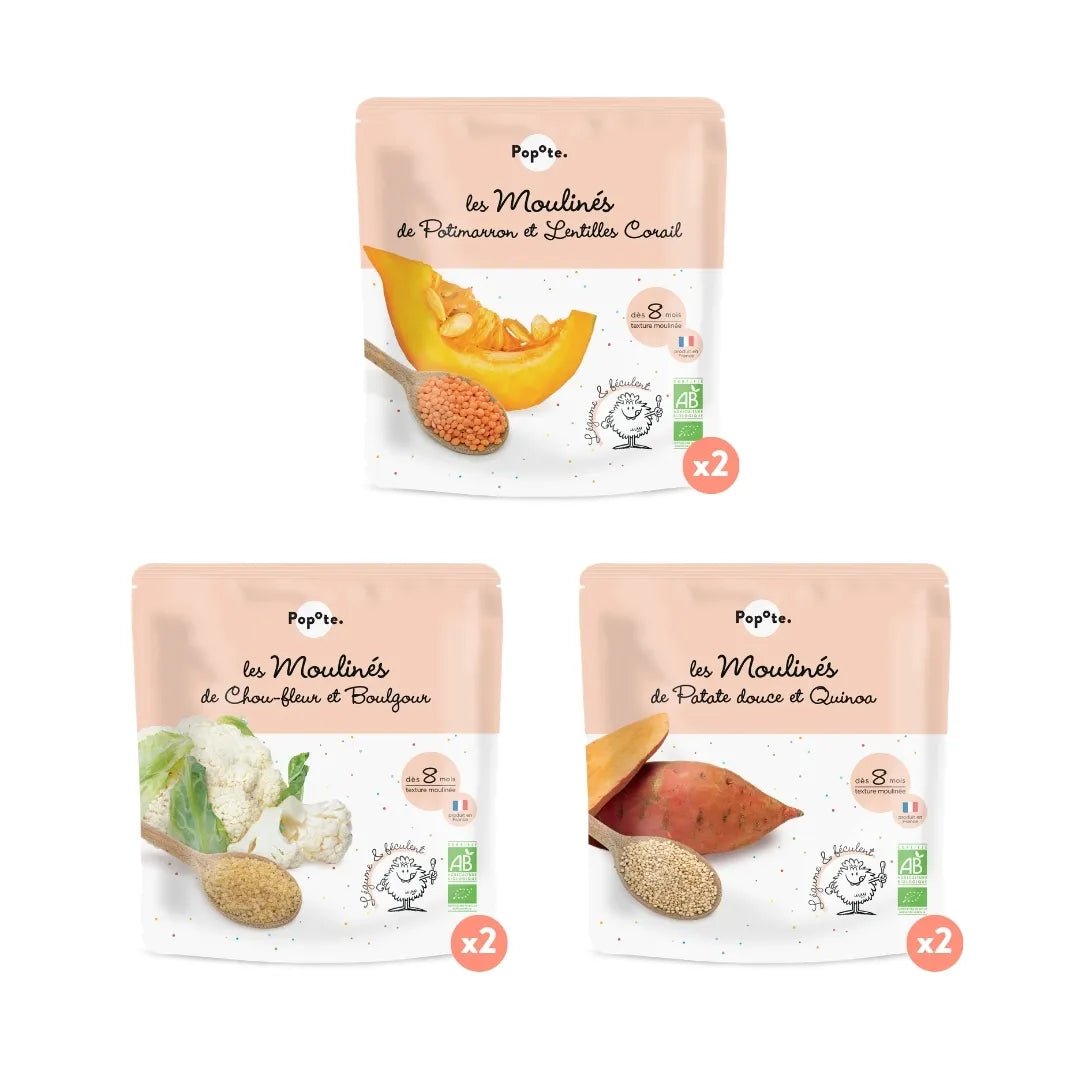 popote-les-moulin-s-pack-d-couverte-6-pur-es-bio-d-s-8-mois-potimarron-lentilles image 1