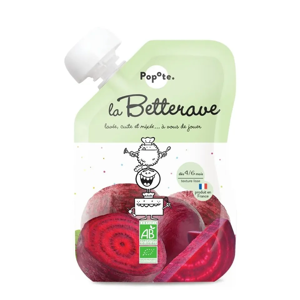 popote-la-betterave-gourde-pur-e-de-betterave-bio-mono-saveur-pour-b-b-d-s-4-6-m image 1