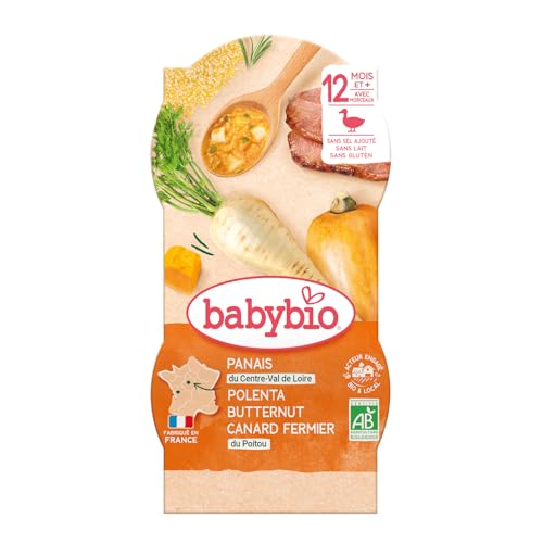 babybio-bol-panais-courge-butternut-canard-fermier-du-poitou-polenta-bio-400g image 3