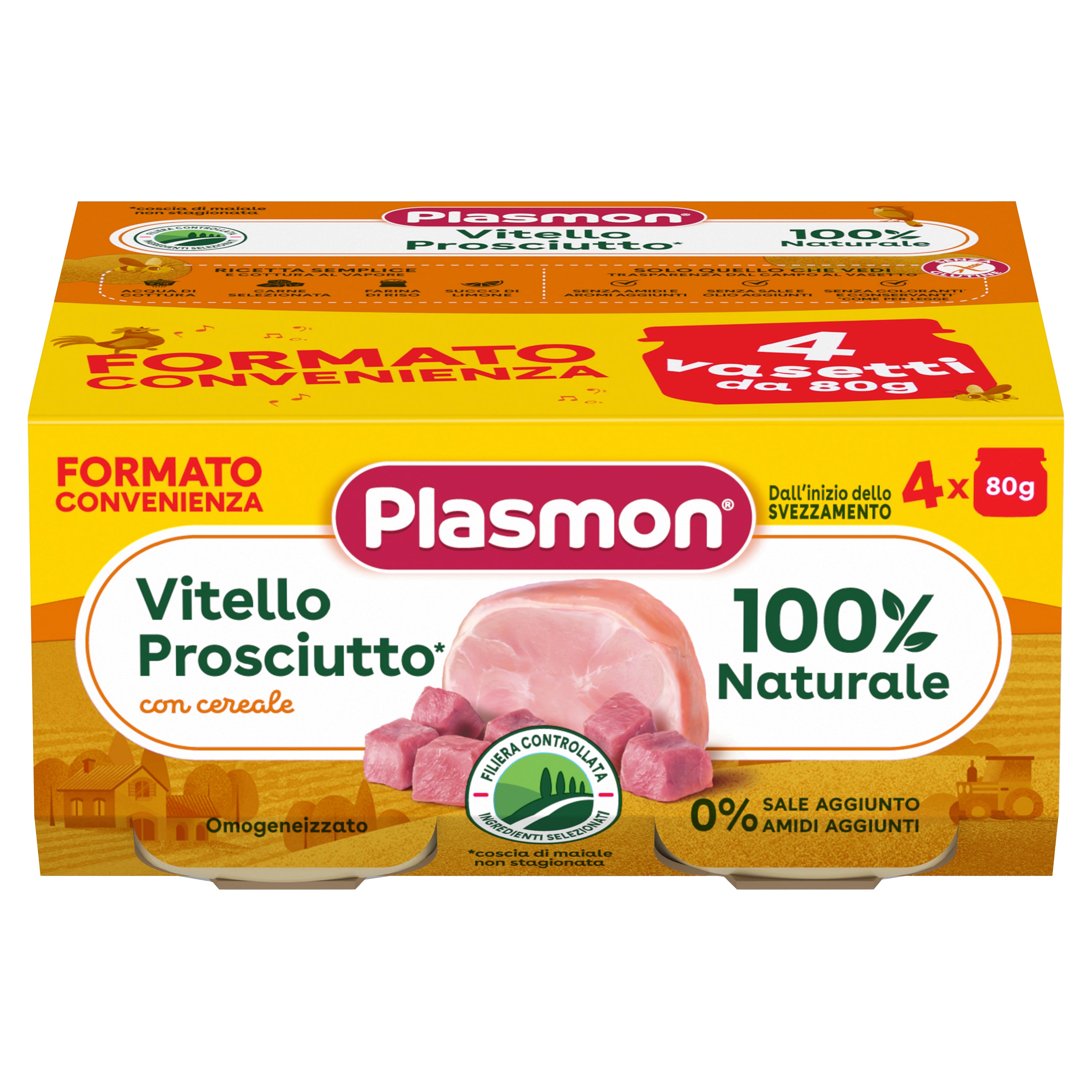 plasmon-omogeneizzato-carne-vitello-prosciutto-e-cereale-petit-pot-viande-b-b-4x image 1