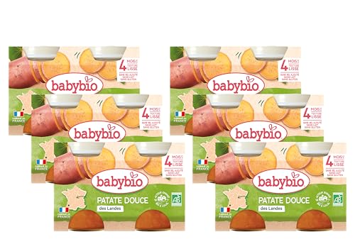 babybio-petits-pots-patate-douce-d-s-4-mois-bio-2-x-130-g-lot-de-6 image 5