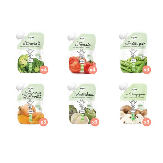 popote-les-premiers-l-gumes-pack-pur-es-de-l-gumes-bio-d-s-4-6-mois image 1