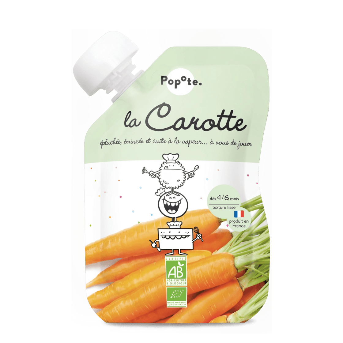 popote-la-carotte-pur-e-bio-b-b-d-s-4-mois image 1
