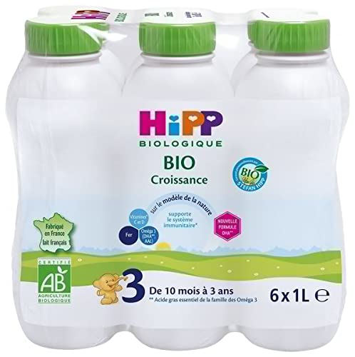 hipp-lait-croissance-bio-combiotic-d-s-10-mois-3-ans-6-x-1l image 3