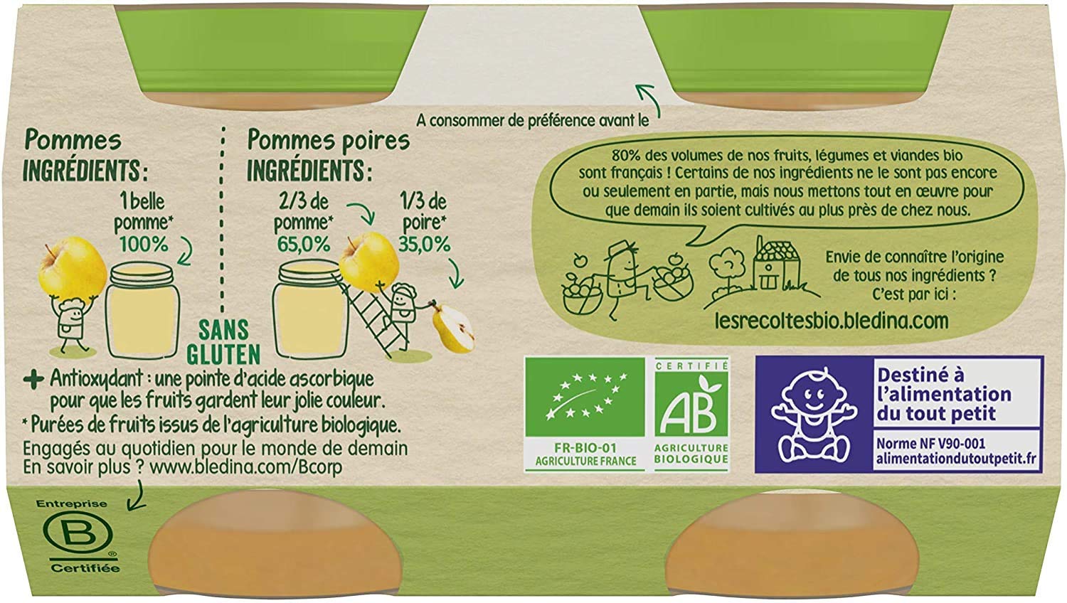 bl-dina-les-r-coltes-bio-pommes-pommes-poires-d-s-4-6-mois-0-52-kg-lot-de-6 image 6