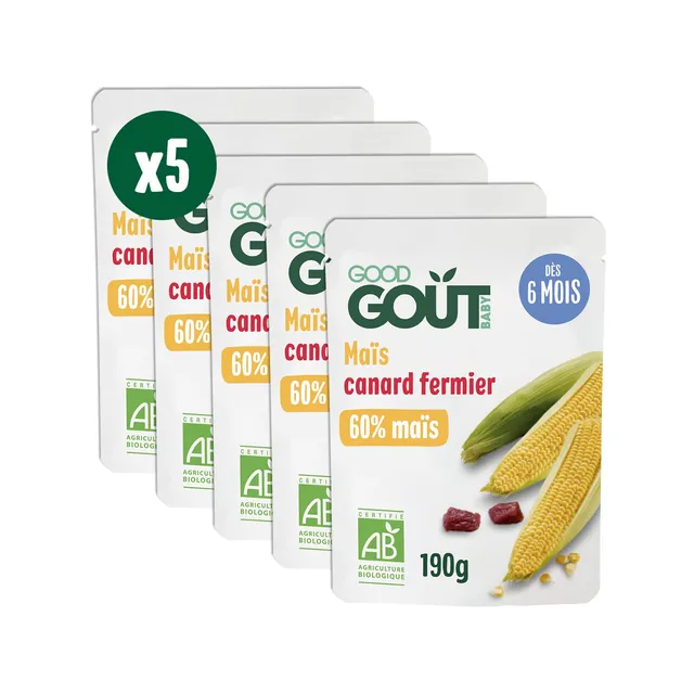good-go-t-ma-s-et-canard-fermier-d-s-6-mois-5-x-190-g image 1