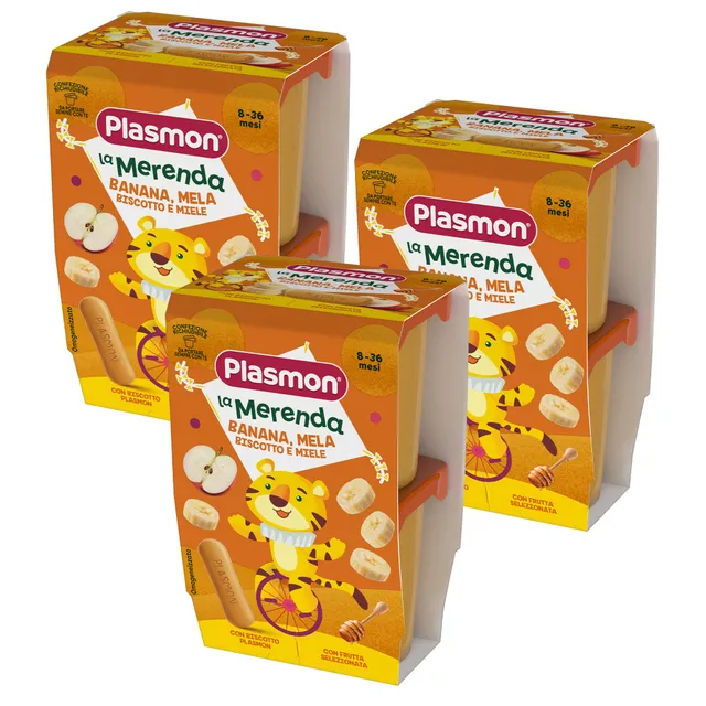 plasmon-la-merenda-banane-pomme-biscuit-miel-3x-2x120g image 1