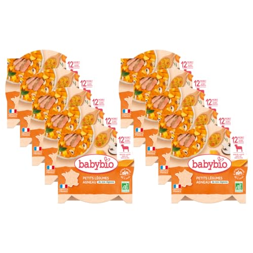 babybio-assiette-l-gumes-agneau-menthe-bio-12-mois-230g-lot-de-10 image 2