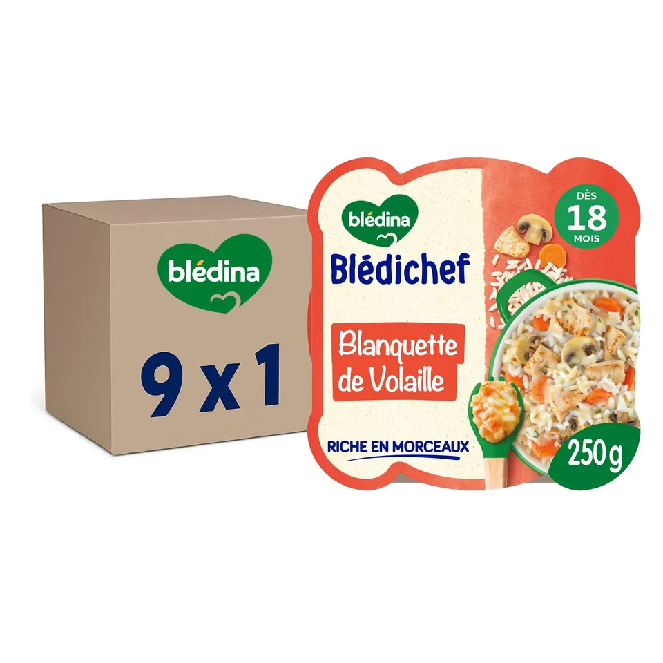 bl-dina-bl-dichef-blanquette-de-volaille-petits-morceaux-d-s-18-mois-9x250g image 1