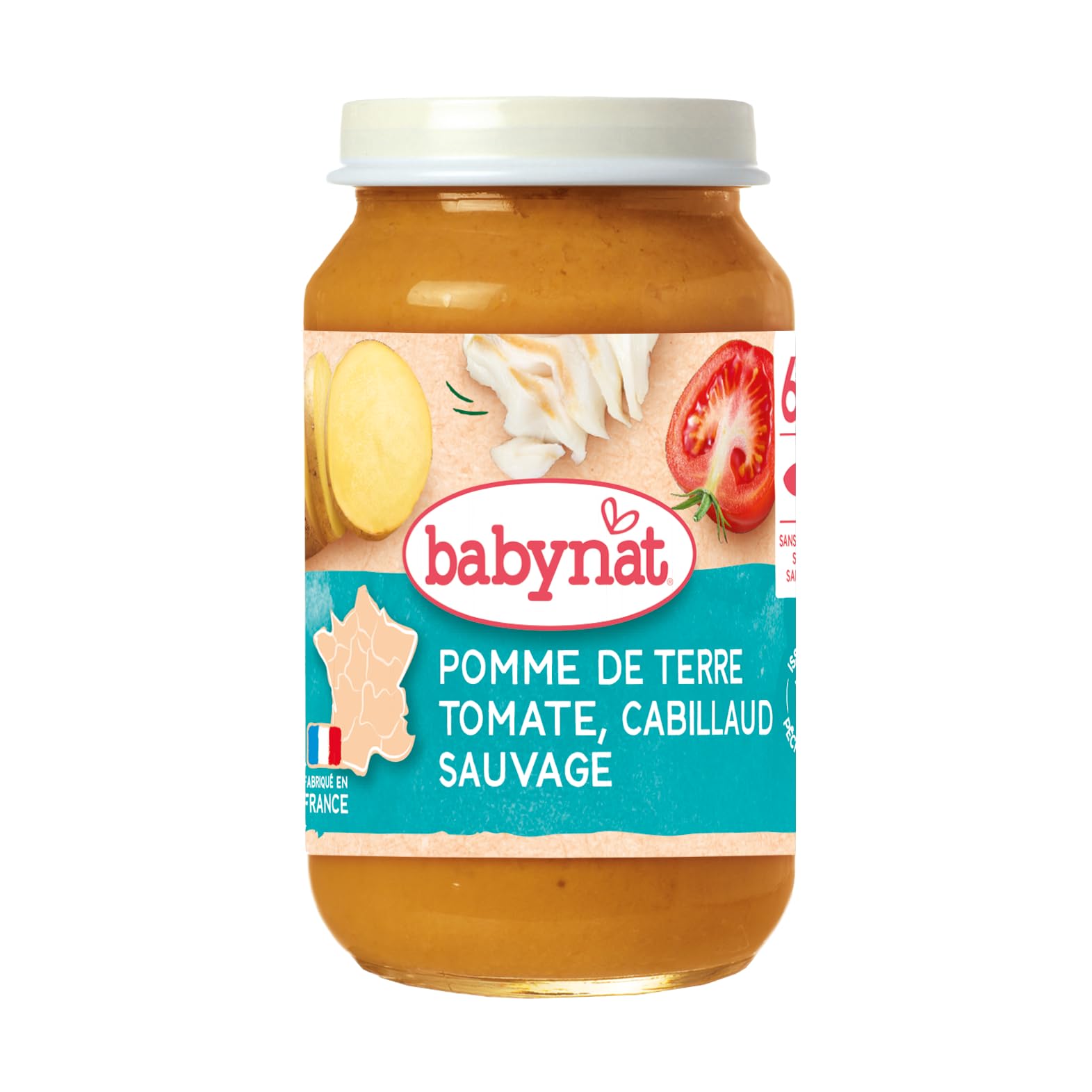 babybio-petits-pots-pomme-de-terre-du-val-de-loire-cabillaud-bio-2x200-g-d-s-6-m image 2