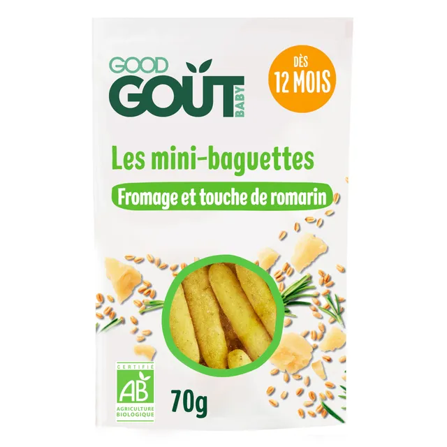 good-go-t-bio-mini-baguettes-fromage-romarin-d-s-12-mois-sachet-refermable-70-g image 1
