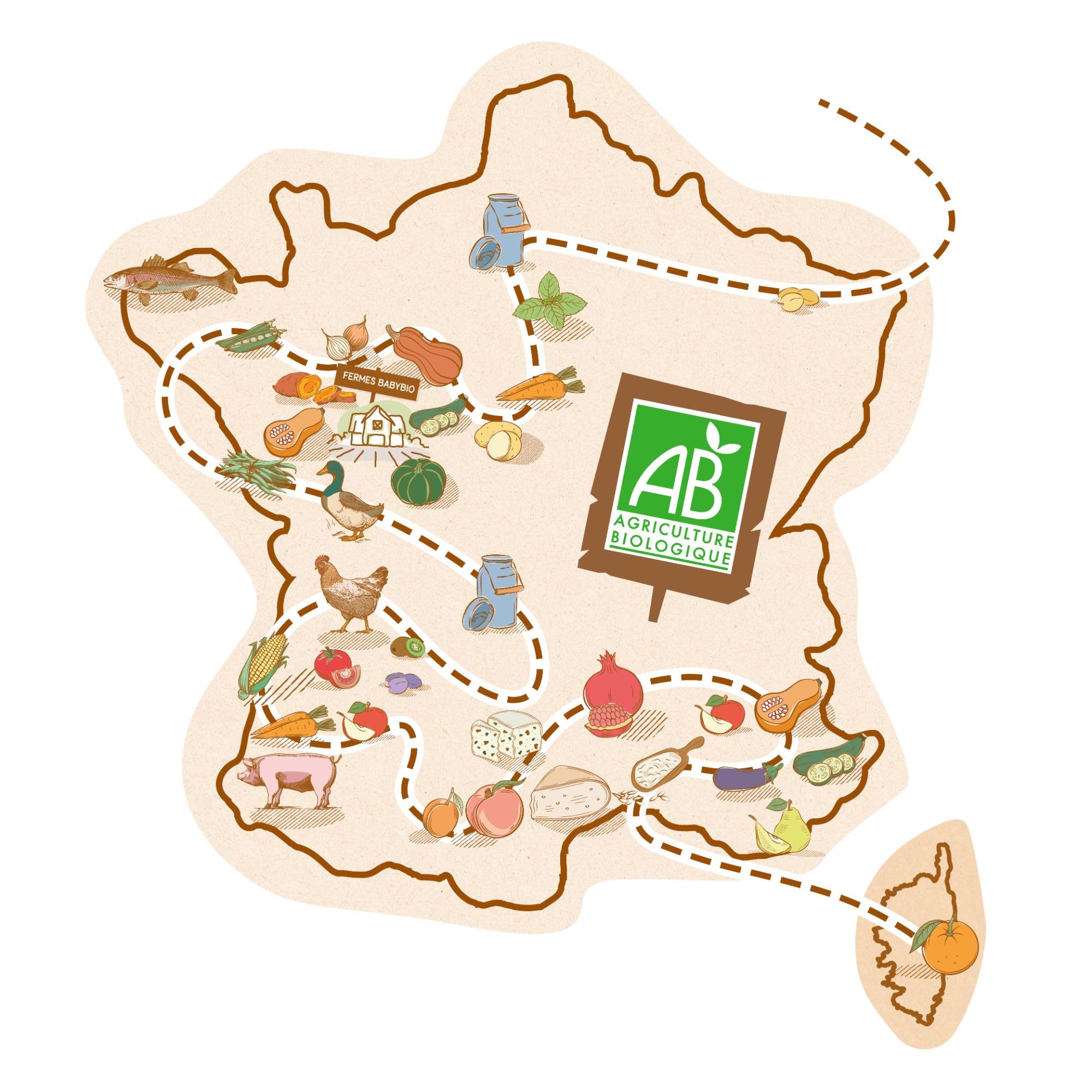 babybio-assiette-petits-pois-panais-veau-fermier-et-macaroni-d-s-12-mois-230-g image 2