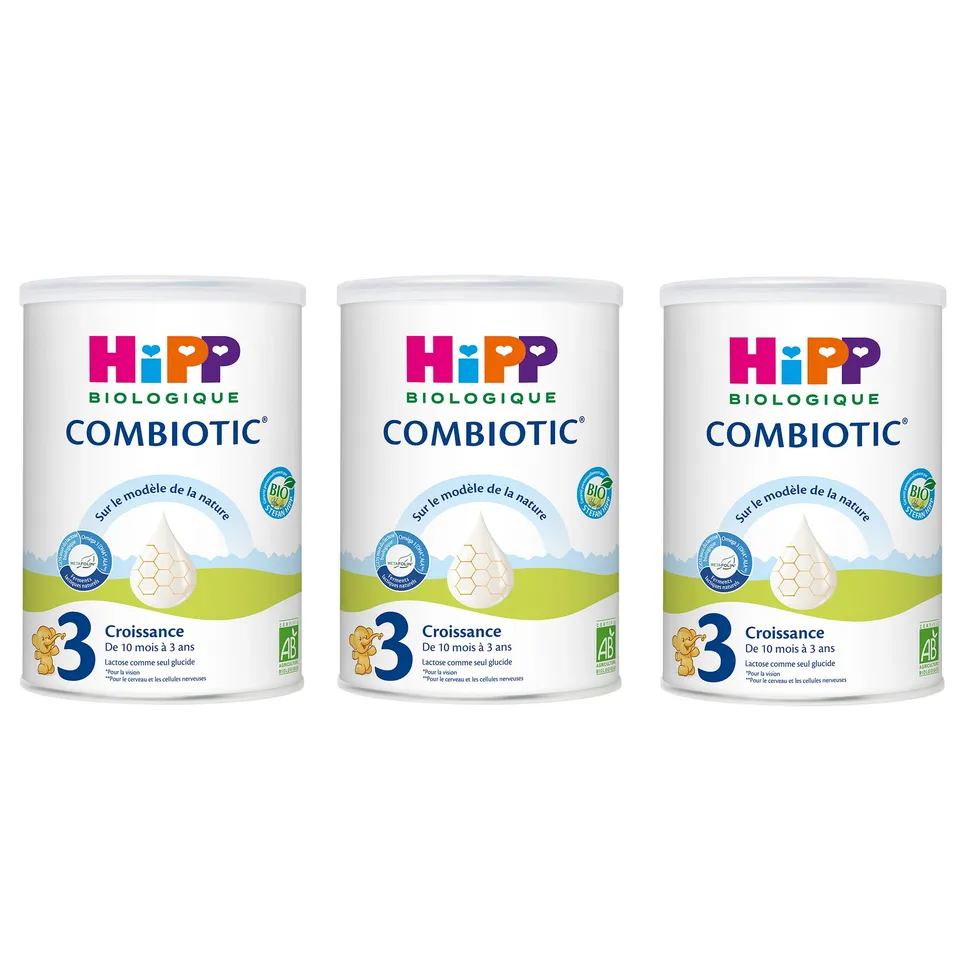 hipp-biologique-lait-b-b-en-poudre-d-s-10-mois-3-ans-3x800g image 1