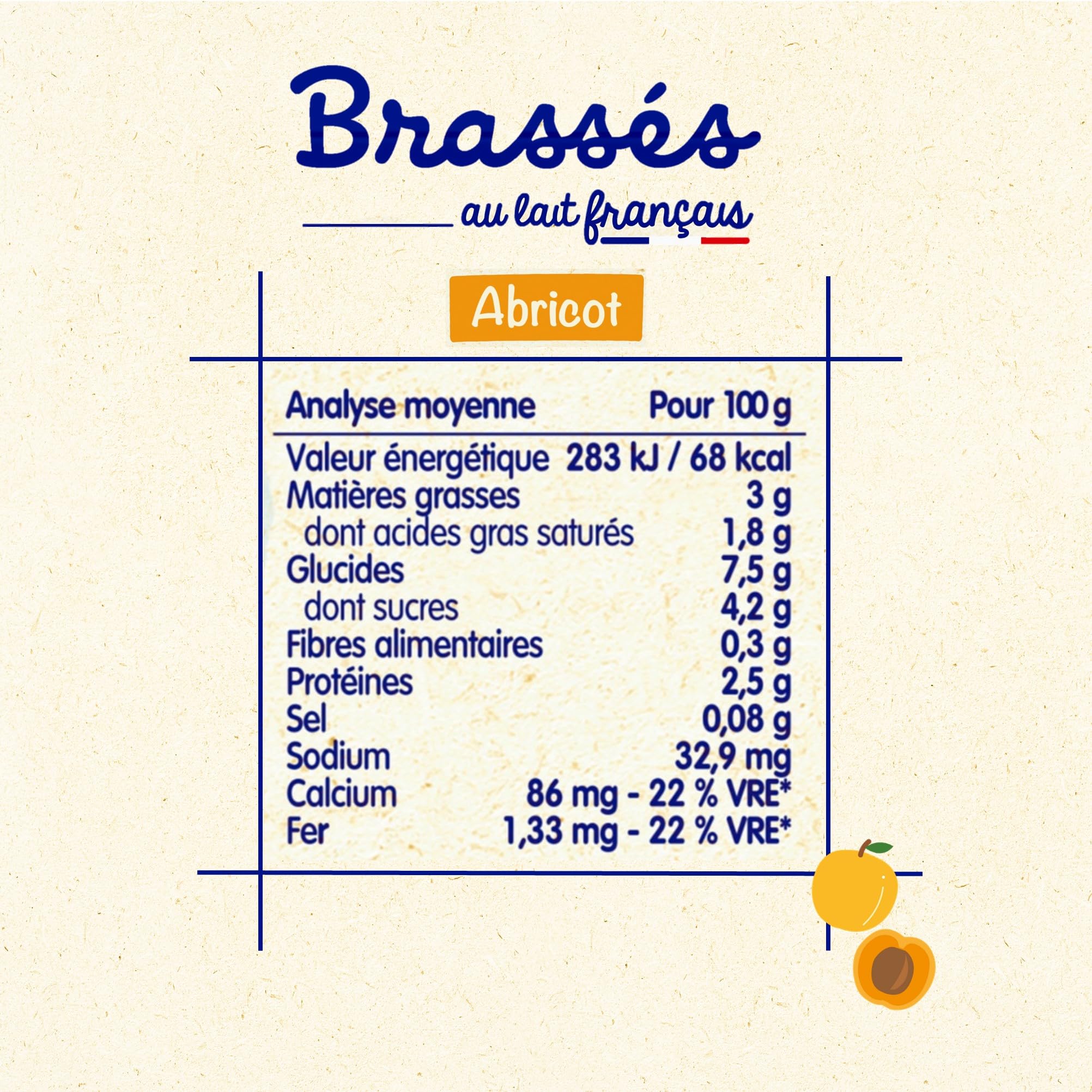 bl-dina-les-brass-s-abricot-d-s-6-mois-48x95g image 2