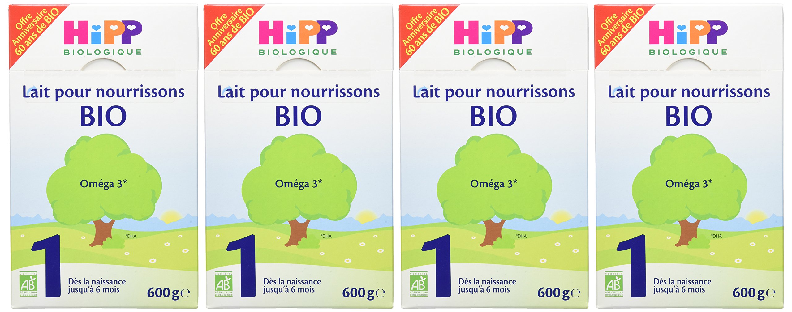 hipp-biologique-lait-1-bio-nourrissons-0-6-mois-4x600g image 6