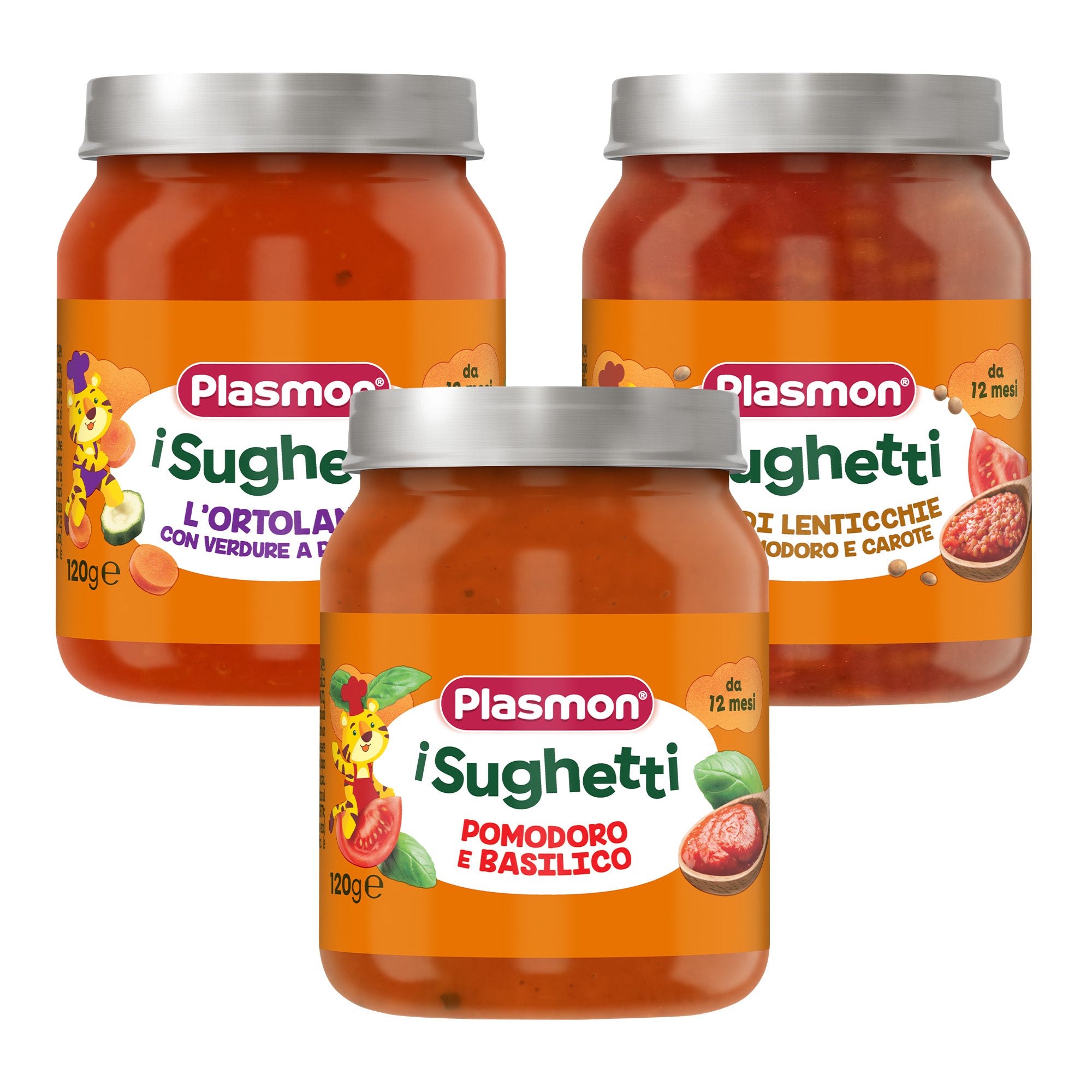 plasmon-i-sughetti-sauces-pour-p-tes-aux-l-gumes-en-morceaux-lentilles-et-tomate image 1