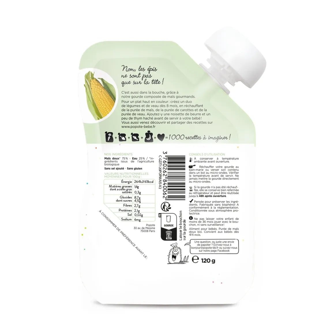 popote-le-ma-s-pur-e-de-ma-s-bio-sans-gluten-pour-b-b-d-s-4-6-mois image 2