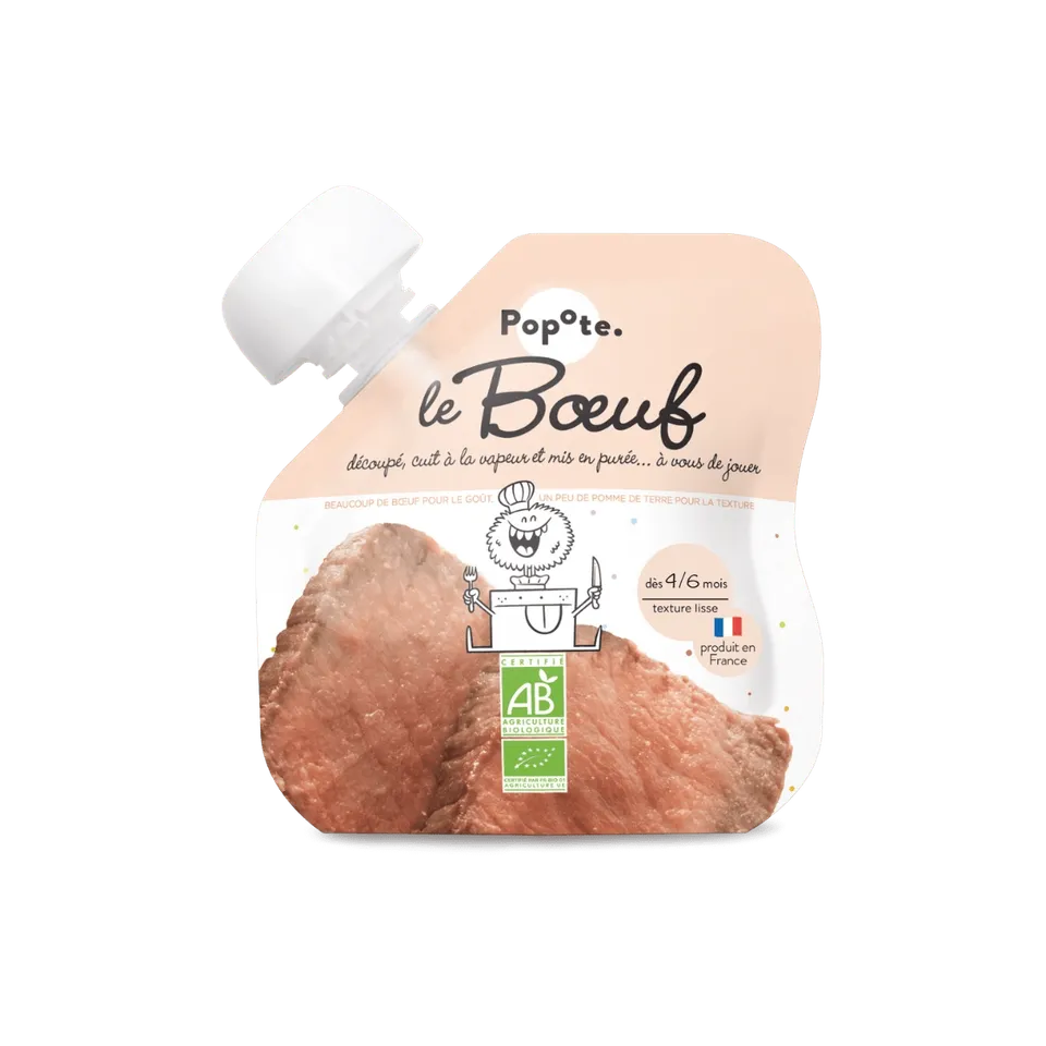 popote-le-b-uf-gourde-de-pur-e-de-b-uf-bio-pour-b-b image 1