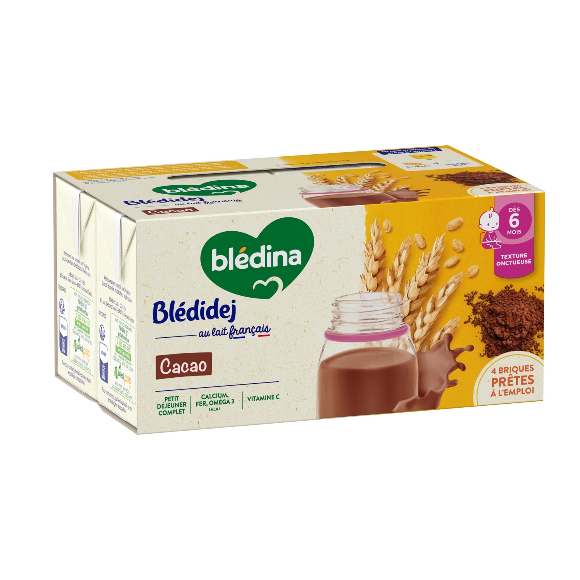 bl-dina-bl-didej-c-r-ales-lact-es-cacao-d-s-6-mois-12-briques-de-250ml image 3