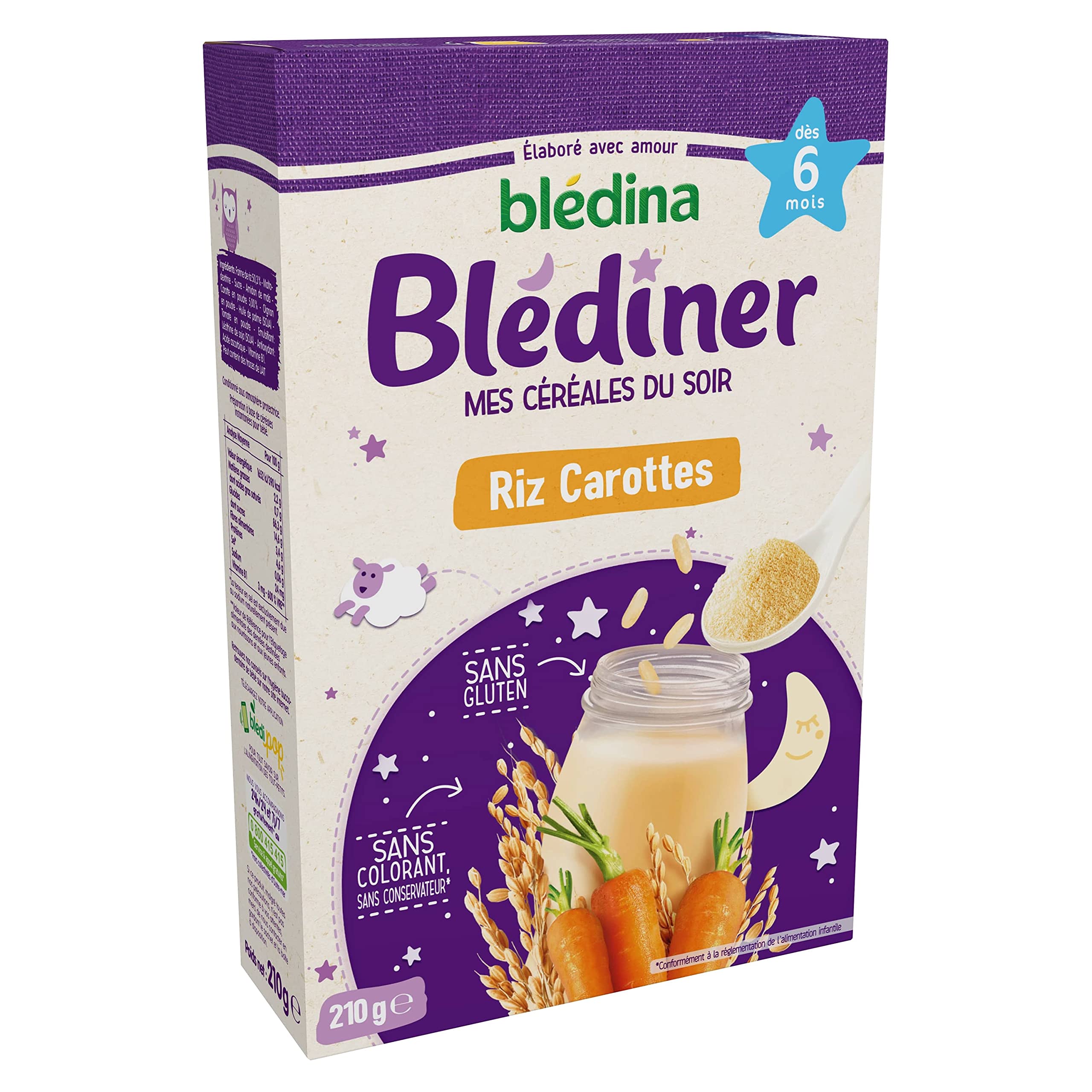 bl-dina-bl-diner-c-r-ales-repas-du-soir-riz-carottes-d-s-6-mois-7x210g image 7