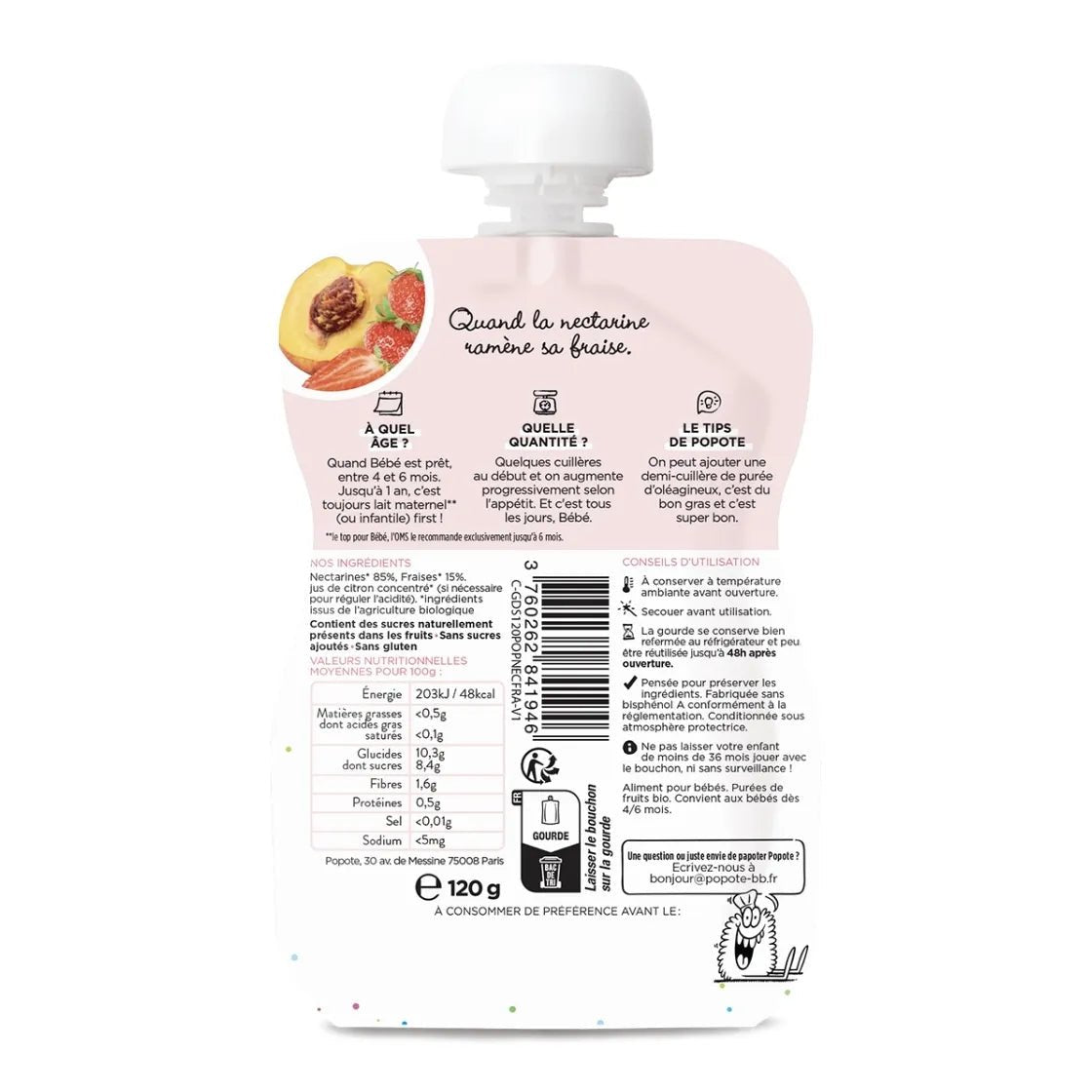 popote-les-fraises-la-nectarine-compote-pur-e-bio-bi-fruits-pour-b-b image 2