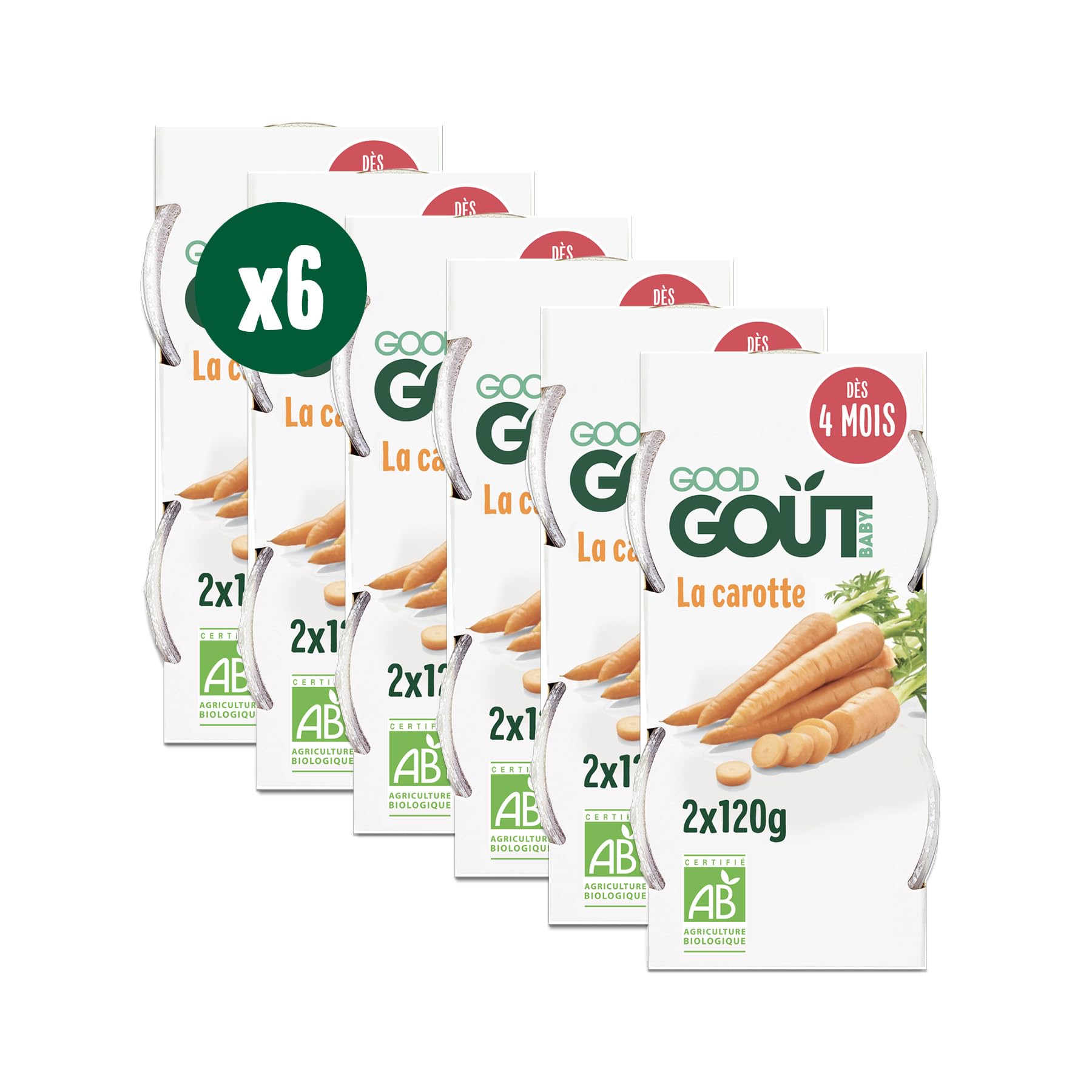 good-go-t-les-petits-pois-bio-b-b-d-s-4-mois-6-lots-de-2x120g image 8