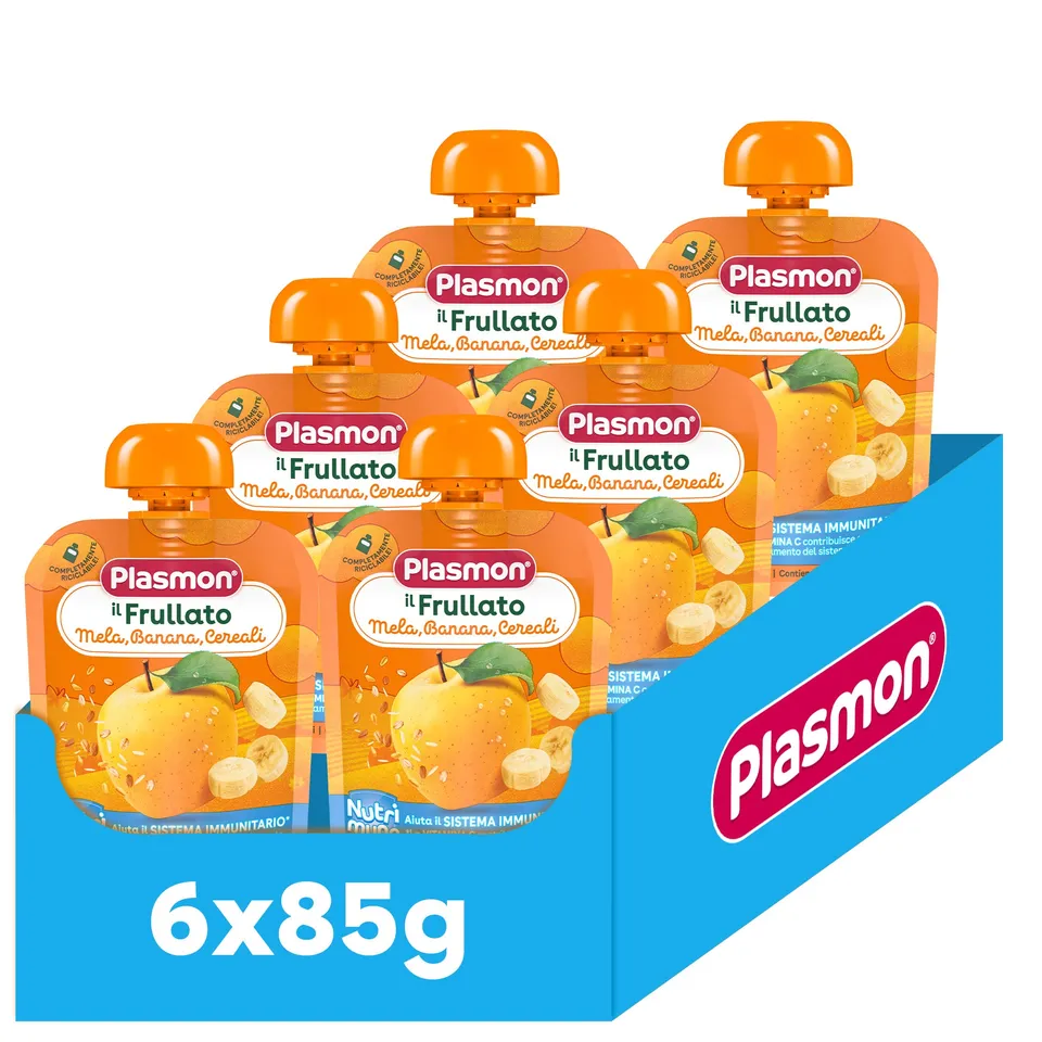 plasmon-frullato-nutri-mune-pomme-banane-et-c-r-ales-smoothie-d-s-le-d-but-du-se image 1