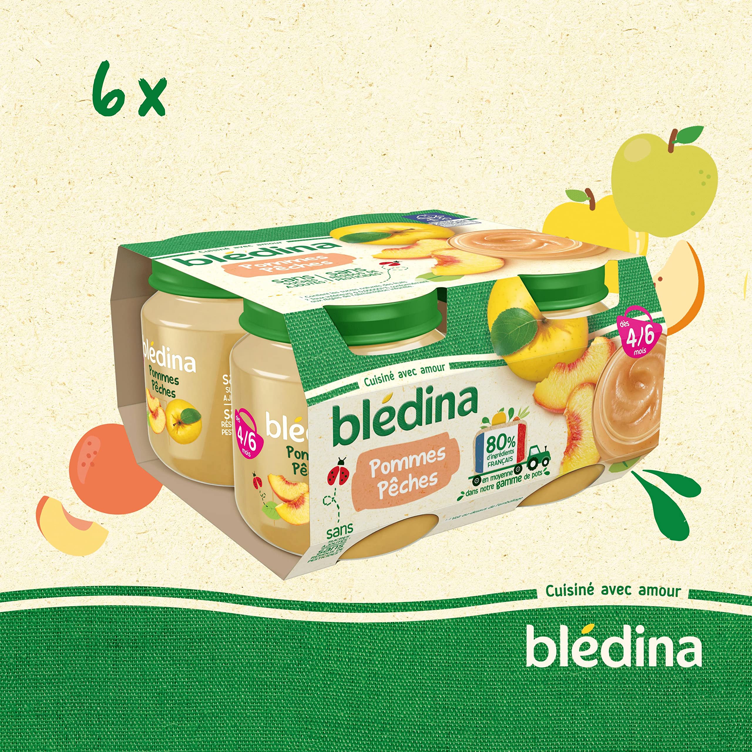 bl-dina-petits-pots-pommes-p-ches-de-4-6-mois-12x130g image 3