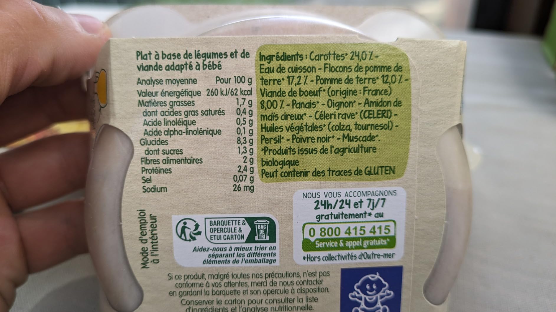 Bébé se régale