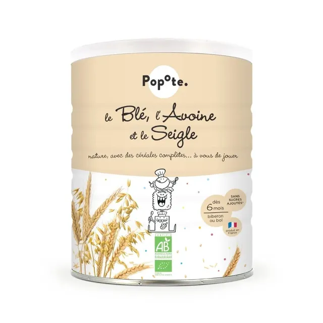 popote-les-c-r-ales-bl-avoine-seigle-c-r-ales-infantiles-bio-d-s-6-mois image 1