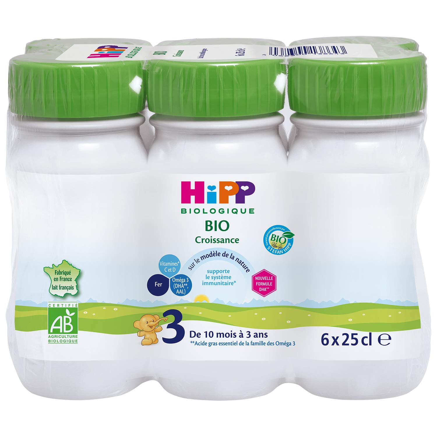 hipp-biologique-lait-de-croissance-bio-d-s-10-mois-6-bouteilles-de-25-cl-lot-de- image 2