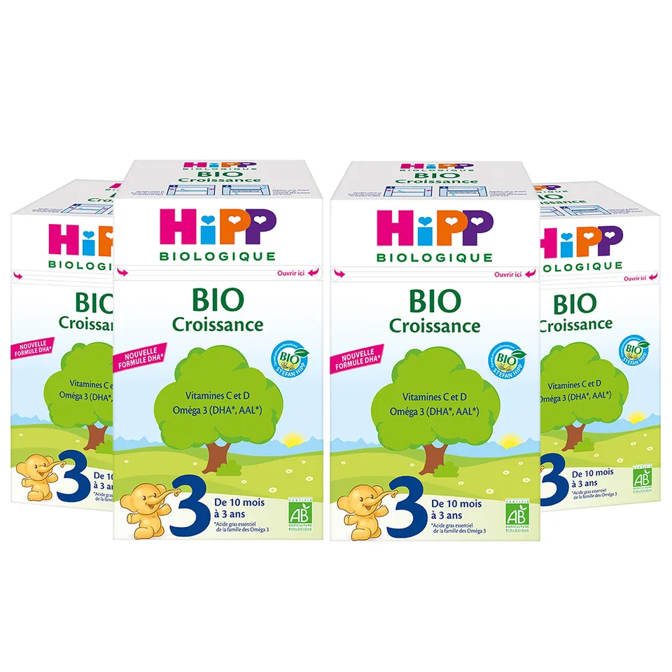 hipp-biologique-lait-3-croissance-bio-700-g-lot-de-4 image 1