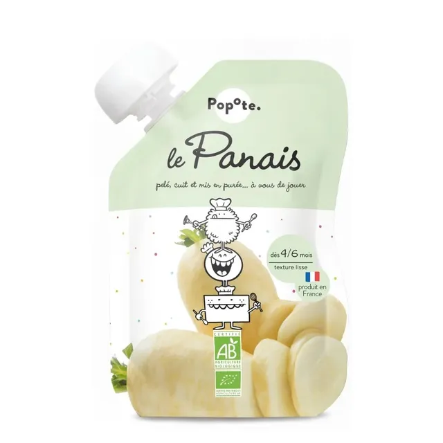 popote-le-panais-gourde-pur-e-de-panais-bio-mono-saveur-pour-b-b-d-s-4-6-mois image 1
