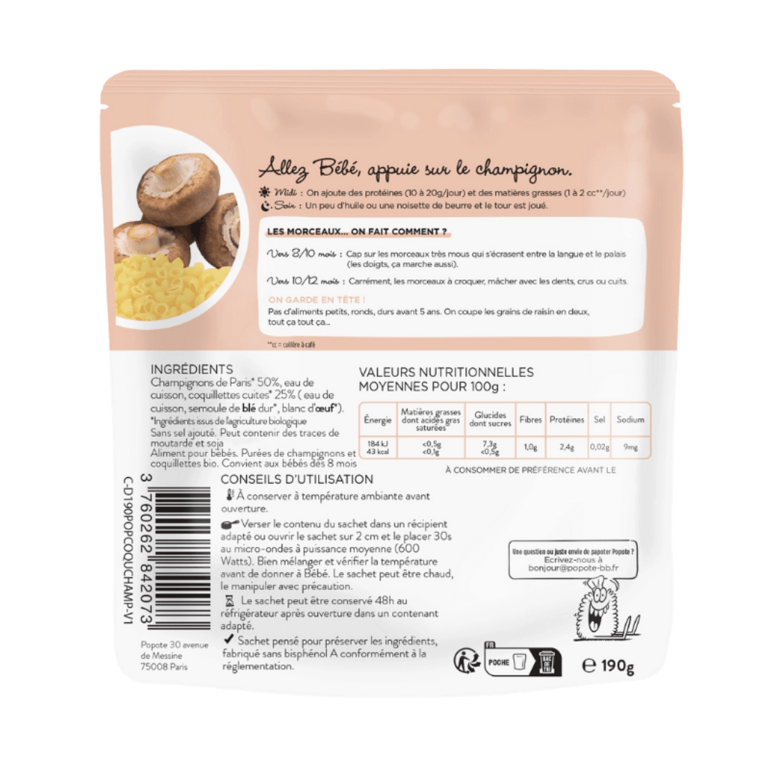popote-petits-morceaux-coquillettes-champignons image 2