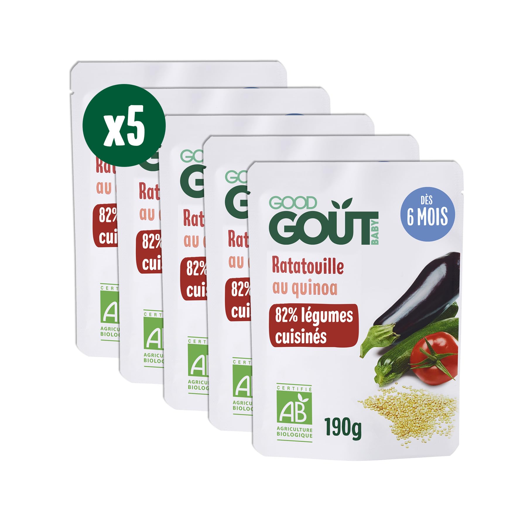 good-go-t-bio-d-s-6-mois-ratatouille-au-quinoa-l-gumes-cuisin-s-5x190g image 1